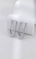 S925 Silver Minimalist Long Earrings|Soft&Bold Elegance