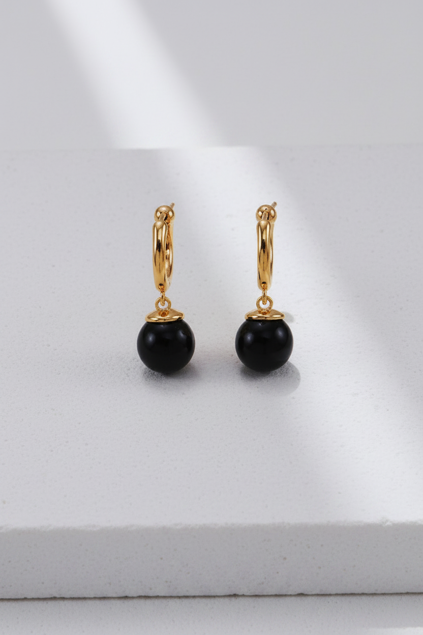Sterling Silver Black Onyx Jewelry Set – view 10 – Sterling Arc Jewelry