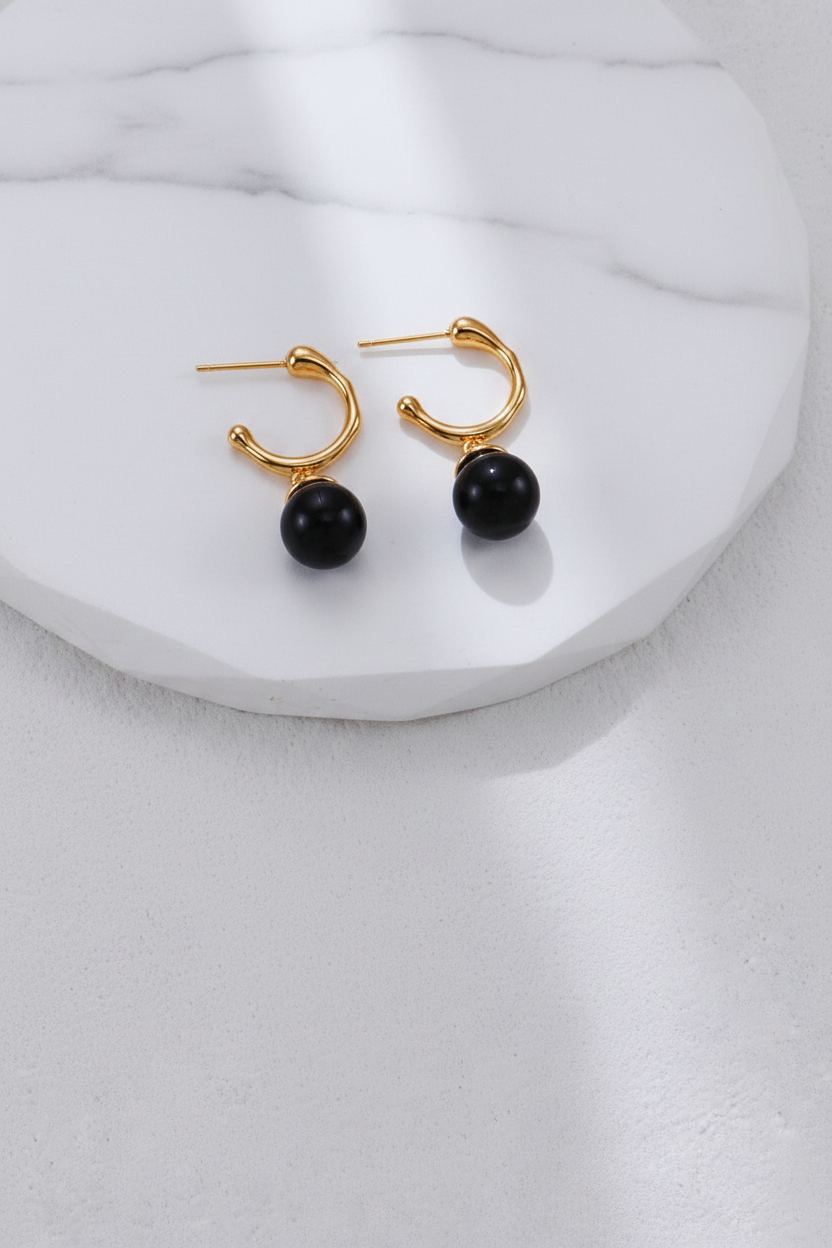 Sterling Silver Black Onyx Jewelry Set – view 12 – Sterling Arc Jewelry