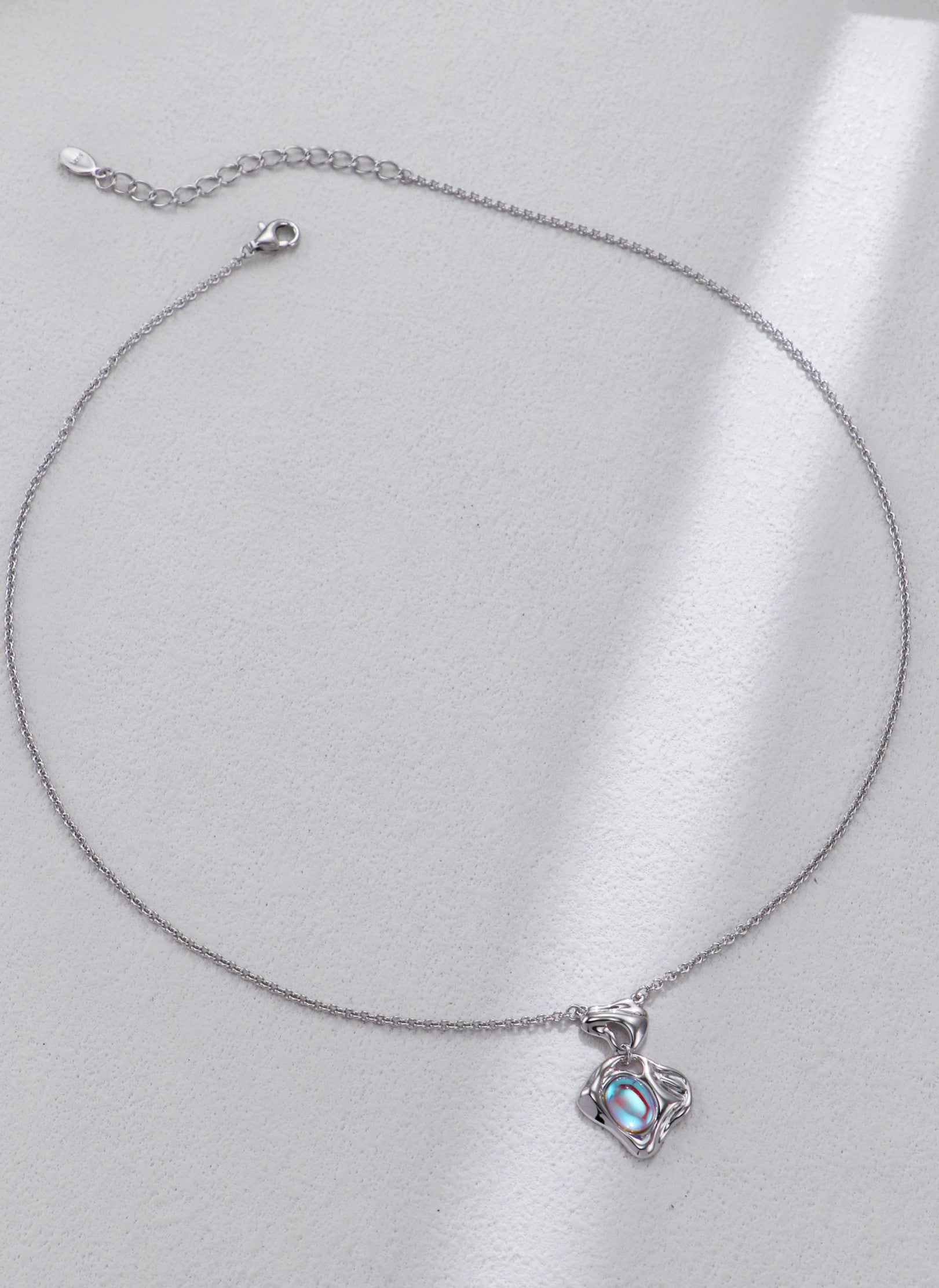 The Ethereal Aura Collection Set| Sterling Silver & Lab-Created Moonstone