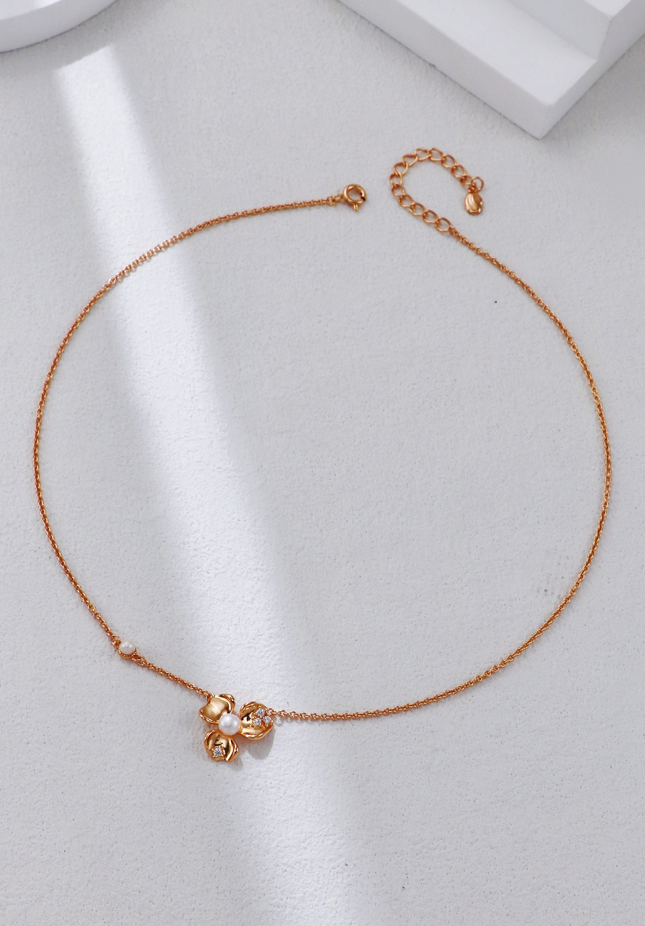 The Botanical Boutique Collection Set | S925 Silver, Pearl & Pavé Blossom