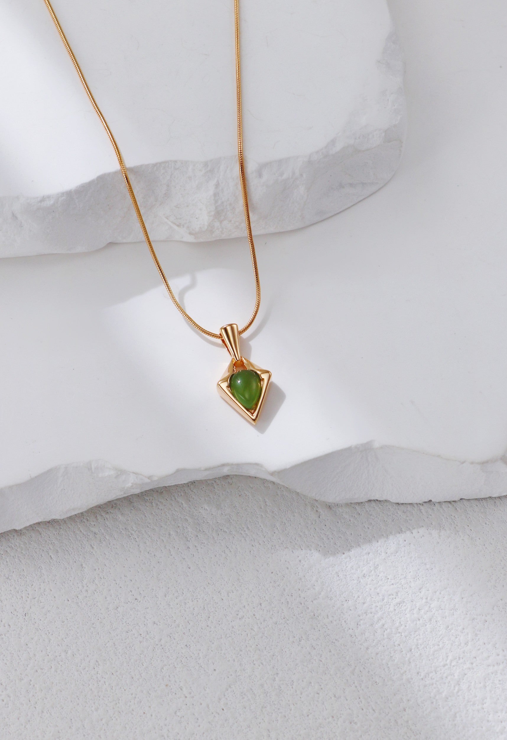 S925 Silver Hotan Jade Jewelry Set