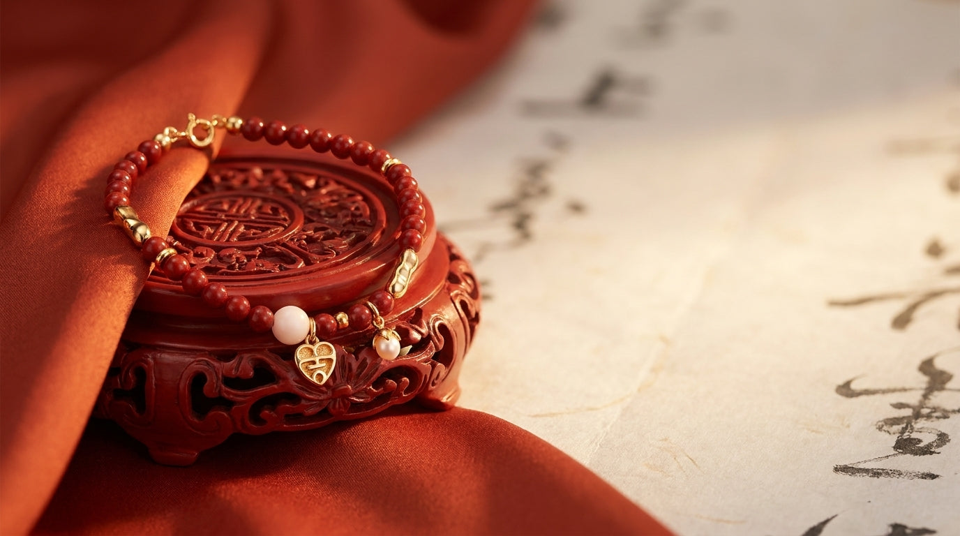 Sterling Arc cinnabar Eastern artistry
