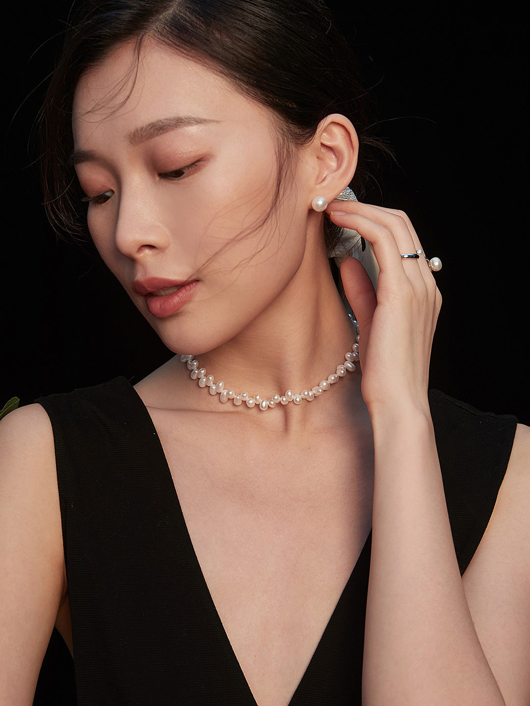 Timeless 10mm Round Pearl Earrings | Sterling Silver Daily Luxury