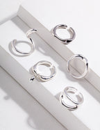 Lava Series|S925 Silver Open Adjustable Ring