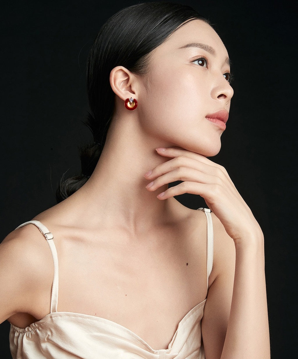 Sterling Silver Enamel Earrings