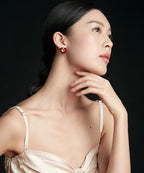 Sterling Silver Enamel Earrings