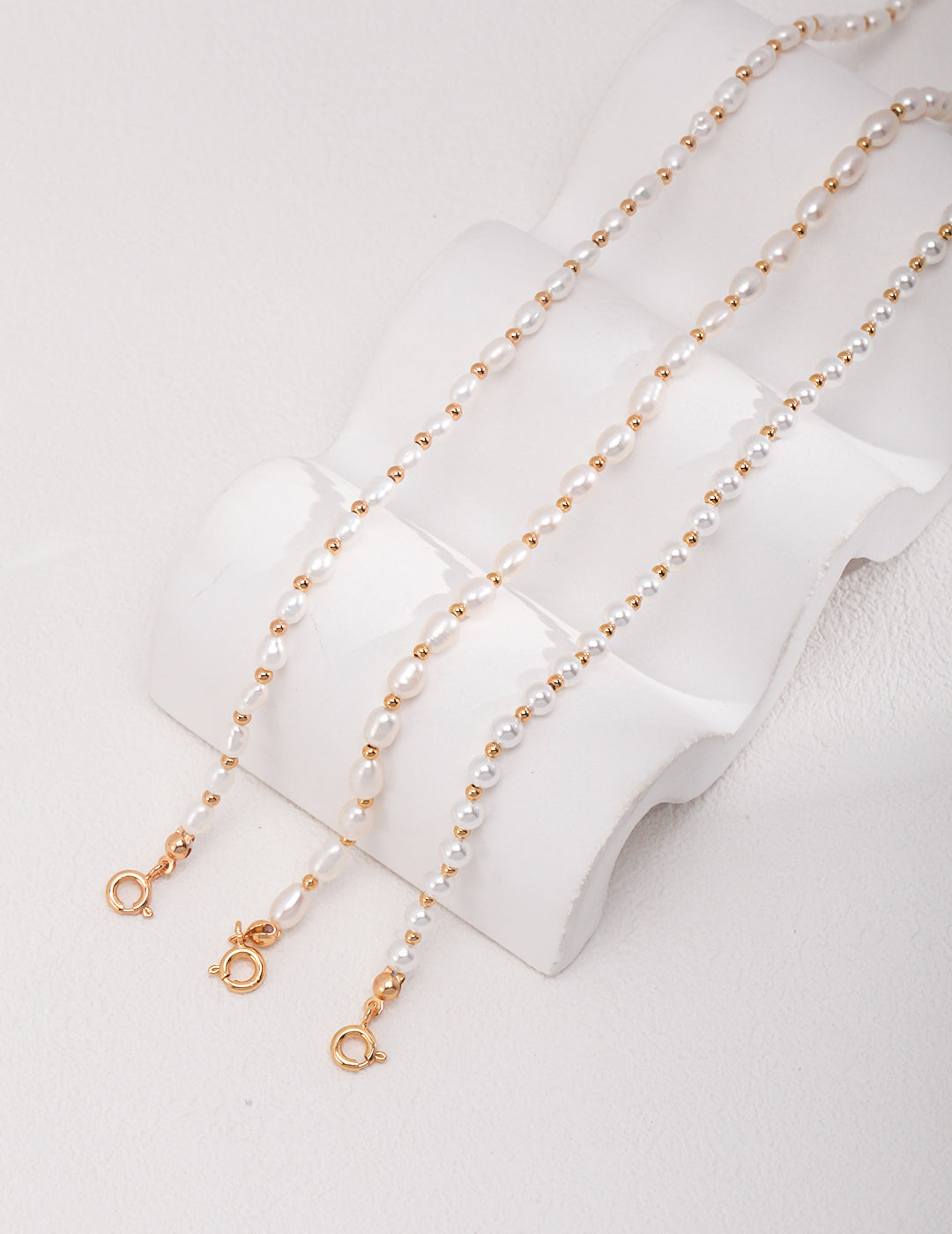 Sterling Silver Pearl Choker Necklace