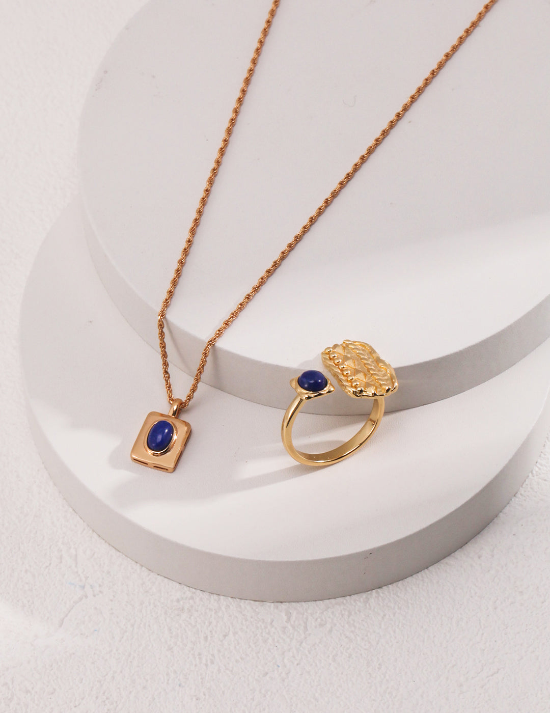 The Midnight Azure Collection | Natural Lapis Lazuli & Sterling Silver Necklace