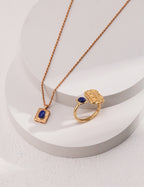 Sterling Silver Lapis Lazuli Necklace