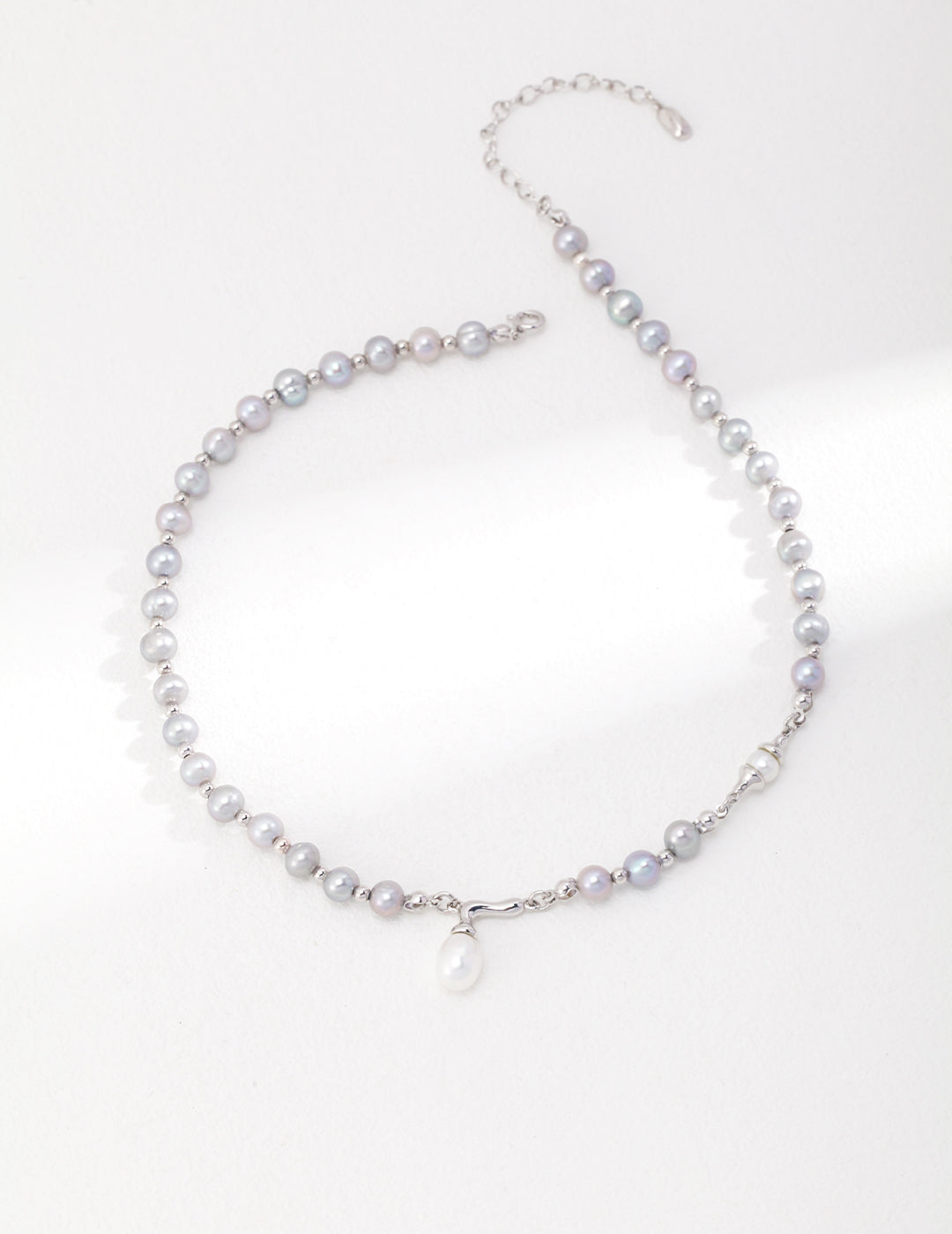 Sterling Silver Pearl Pendant Necklace