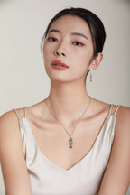 S925 Silver Personalized Fishbone Necklace