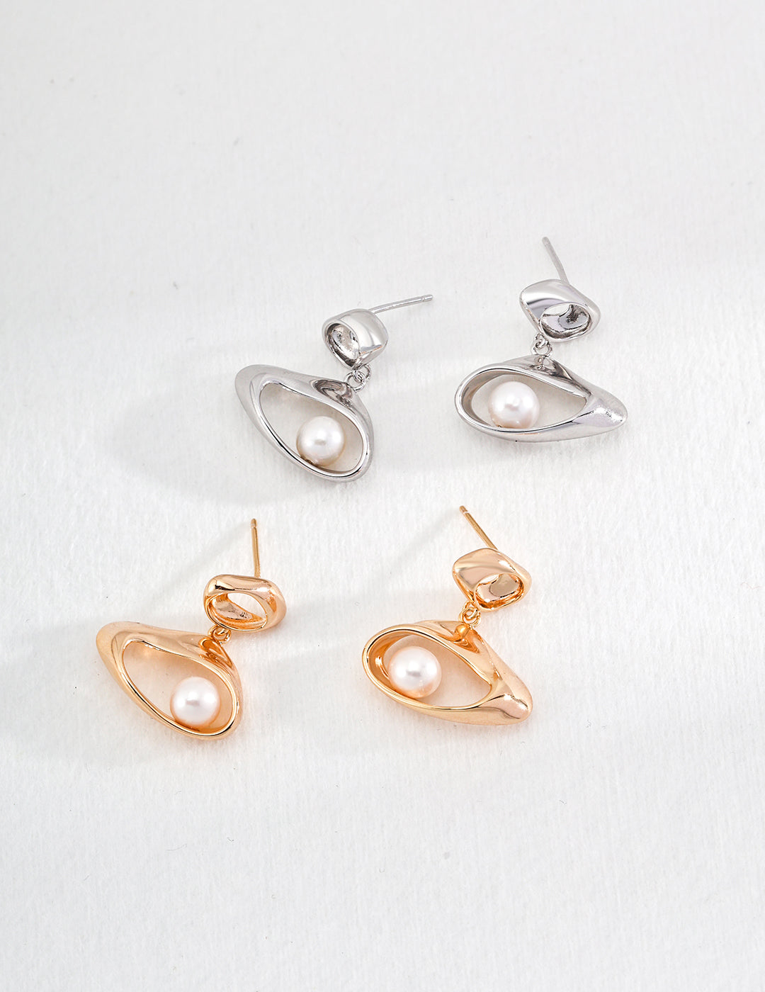 Sterling Silver Pearl Earrings|Timeless Elegance for Every Occasion