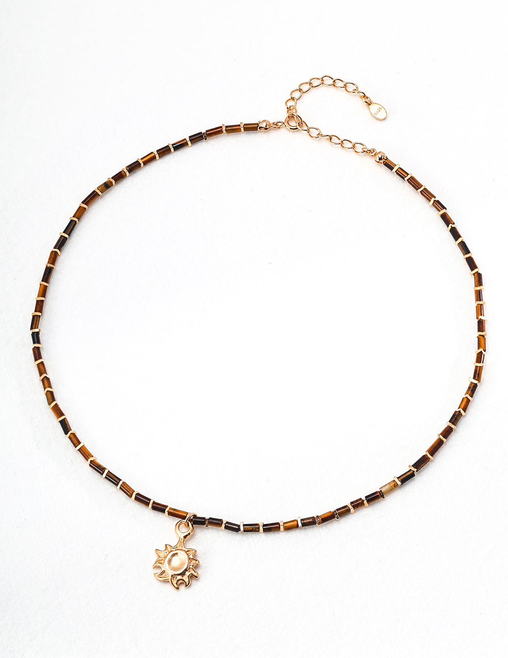 Sterling Silver Tiger's Eye Necklace