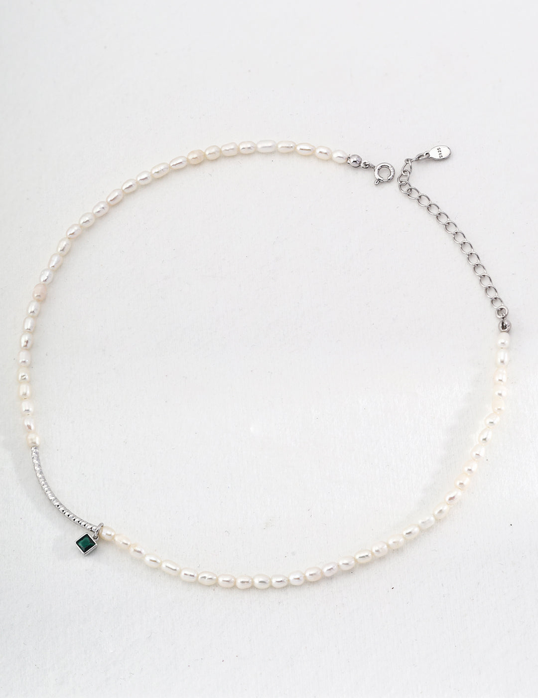 Sterling Silver Pearl Necklace