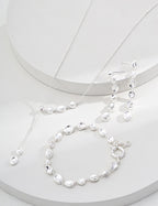 Lava Series|Matte Silver Short&Long Necklaces