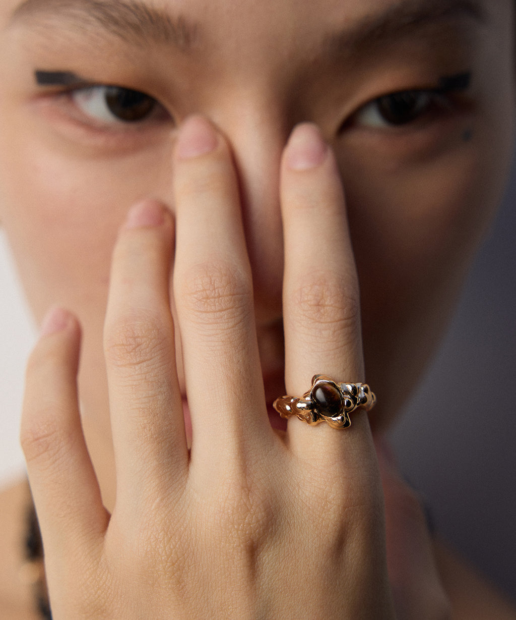 Sterling Silver Tiger's Eye Ring
