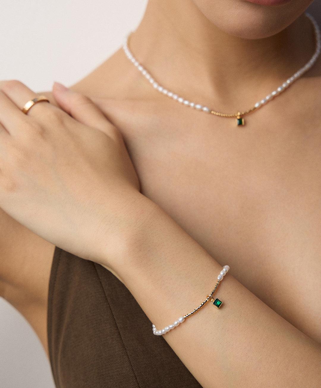 Sterling Silver Pearl Necklace