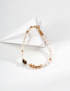 Tiger's Eye&Pearl Bracelet